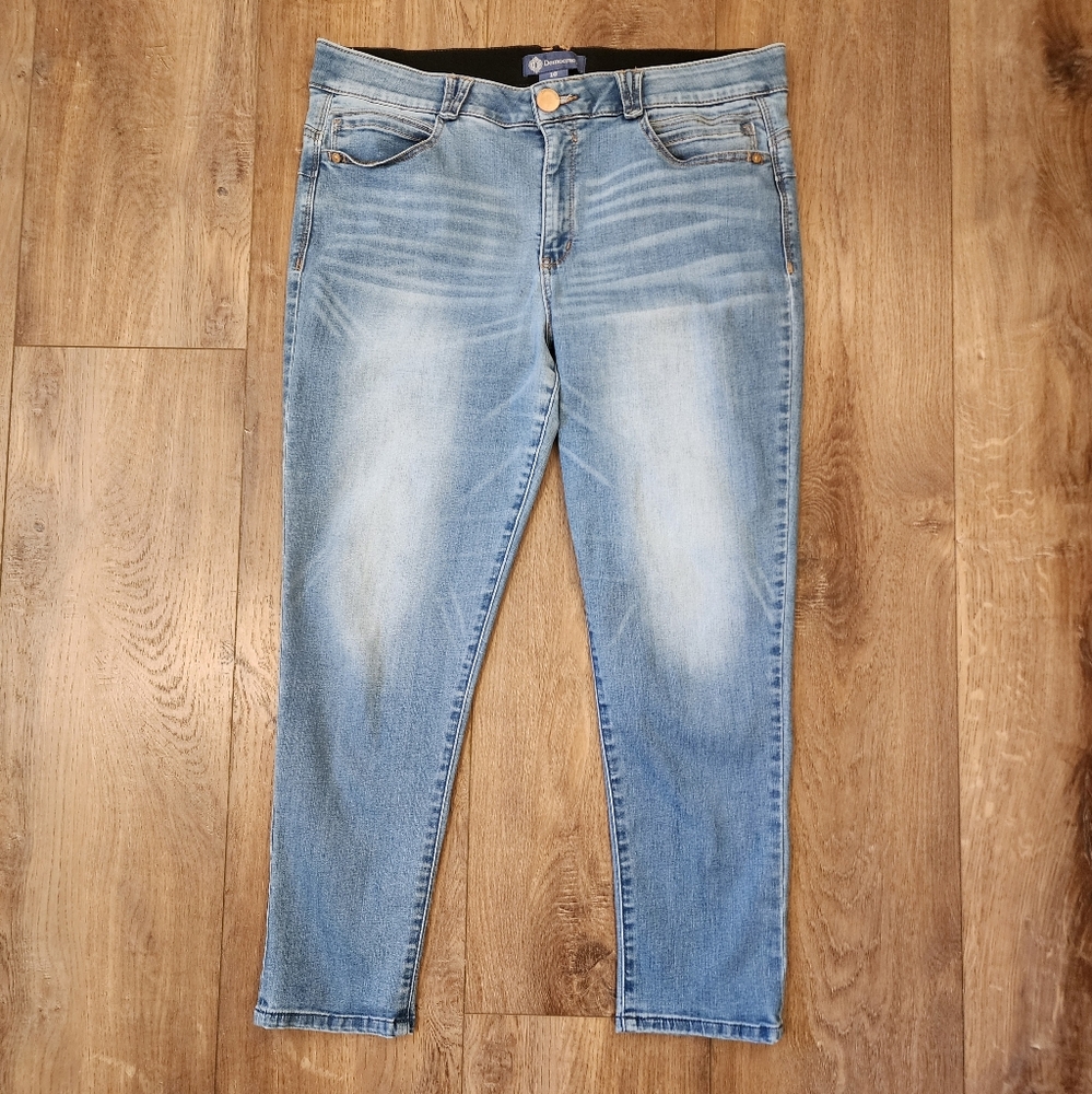 Democracy Absolution Ankle Skimmer Jeans Blue Denim Women's Size 16 B1176KEVO